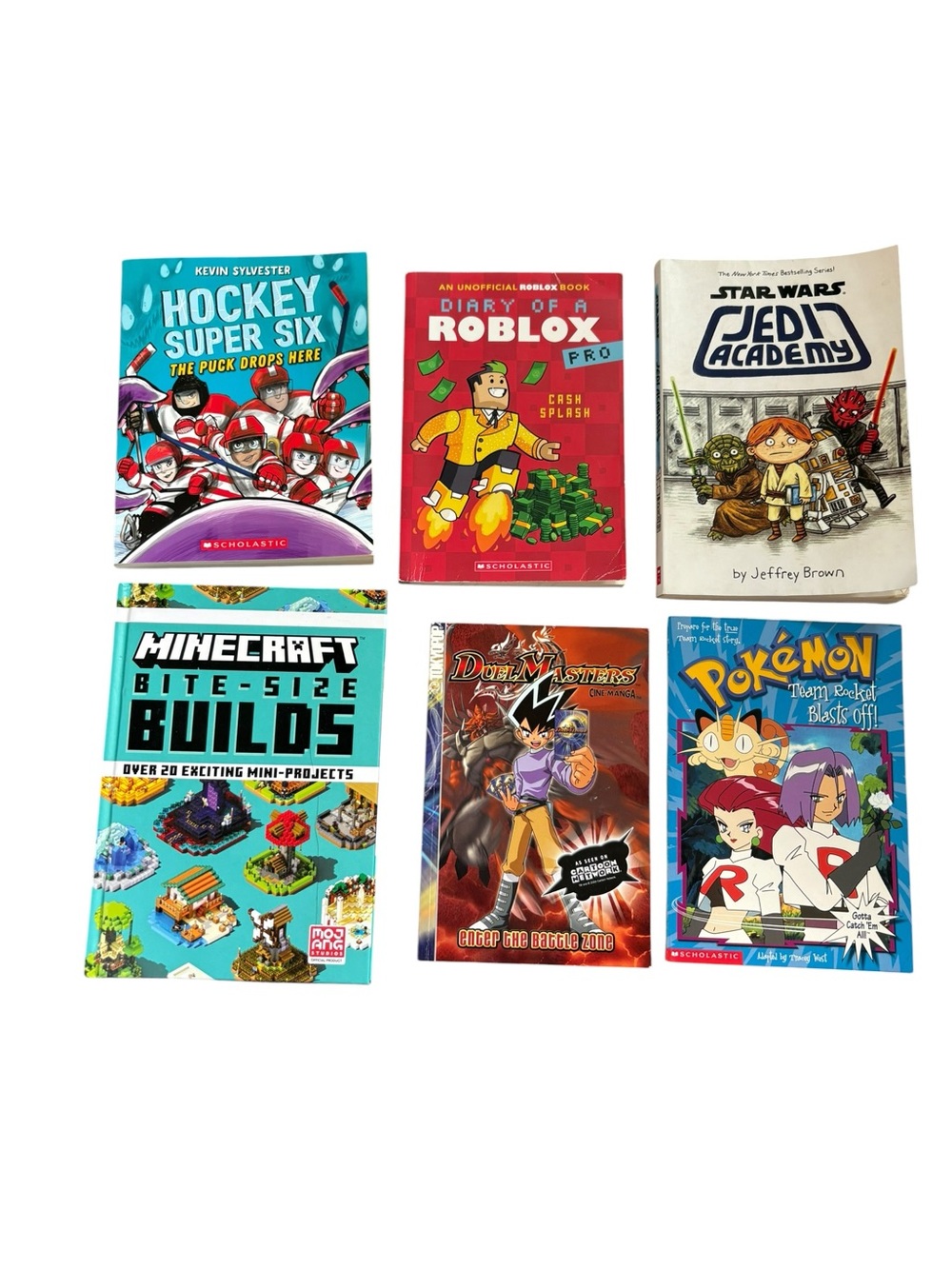 Minecraft Pokémon Roblox Star Wars Book Bundle | Boys Gaming Books